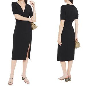 Altuzarra Paneled Cady And Knitted Midi 